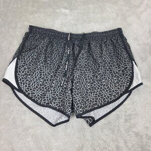 Nike Dri-Fit Lined Running Shorts Black and‎ tan mesh lined Size Short Dri Fit